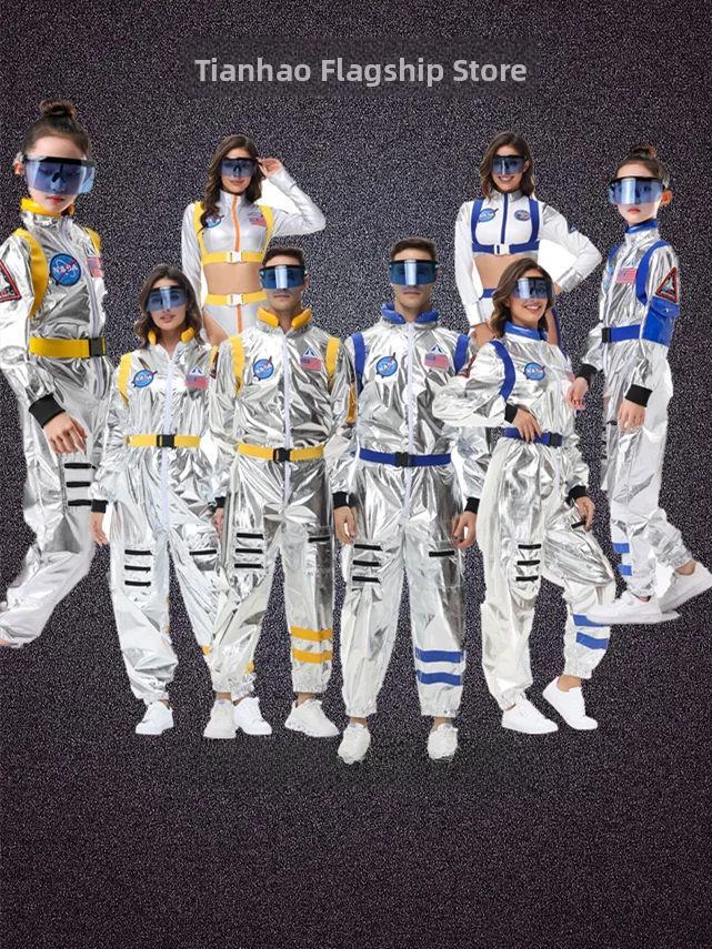 

Космический пилот, карнавальный костюм на Хэллоуин, ночной клуб, одежда для выступлений, одежда для взрослых и детей, злочин в Wandering...