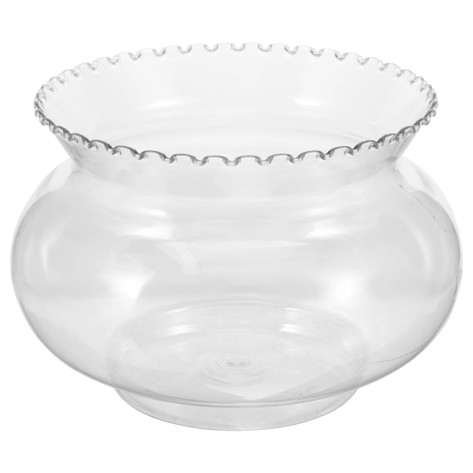 

Ornamental Fish Tank Aquarium Supply Small Decorative Plastic Desktop Bowl Accessory Office