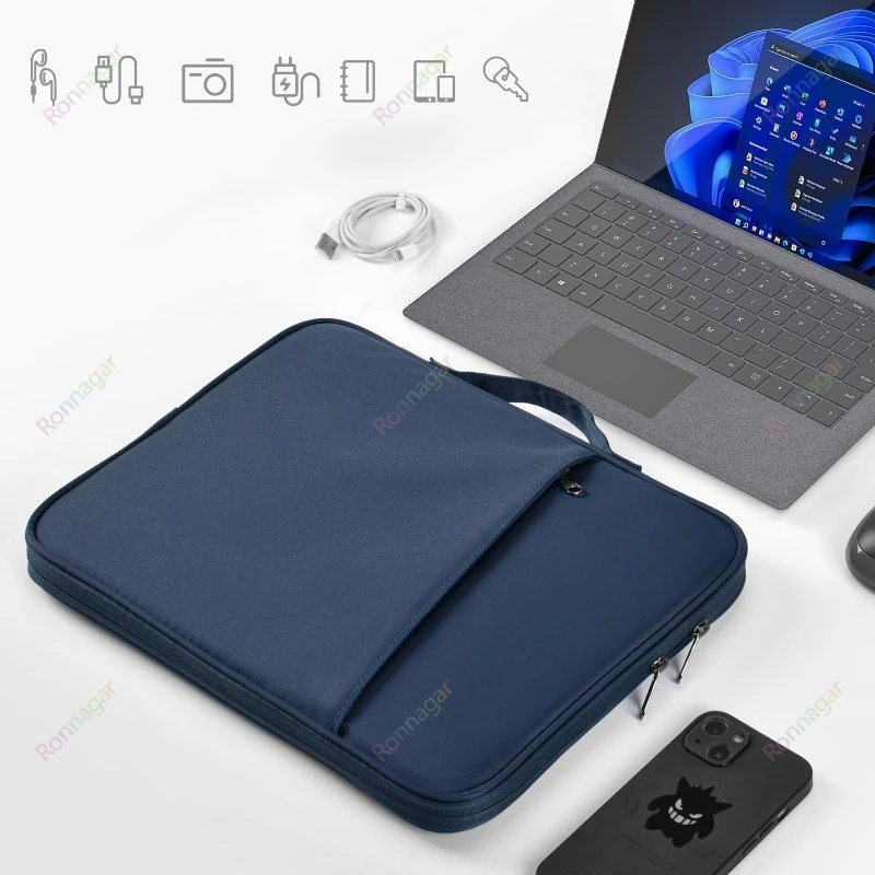 13 Zoll Laptop-Tasche für 2026 MacBook Neo A18Pro A3404 2025-2022 MacBook Air13 M5 M4 M3 Schützende Tragetasche Reise-Etui – Detail 3