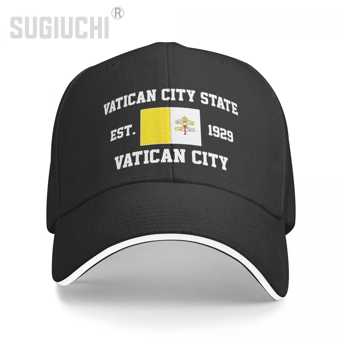 Baseball Cap Vatican City EST.1929 State Capital Men Women Unisex Hip Hop Sandwich Caps Snapback Golf Hat Fishing