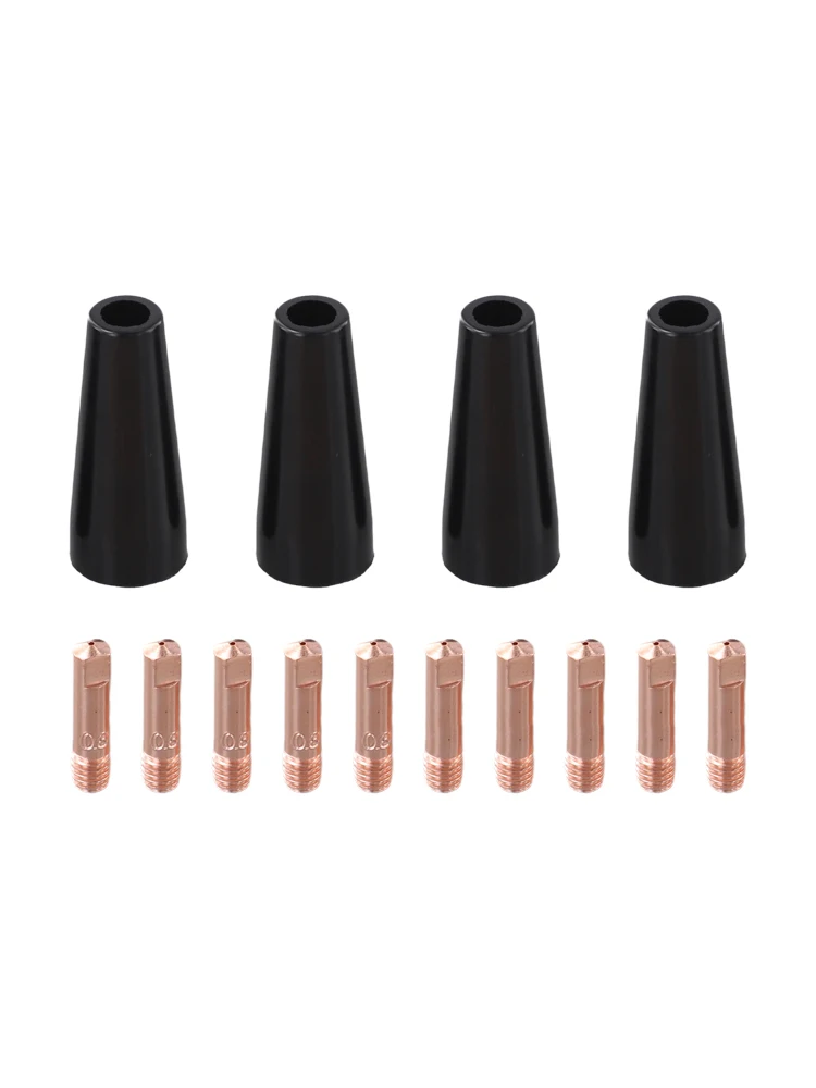 Flux Core Nozzles Gasless Nozzle Tips Welding Projects Standardized Design For MAG Devices Welding Nozzle Black