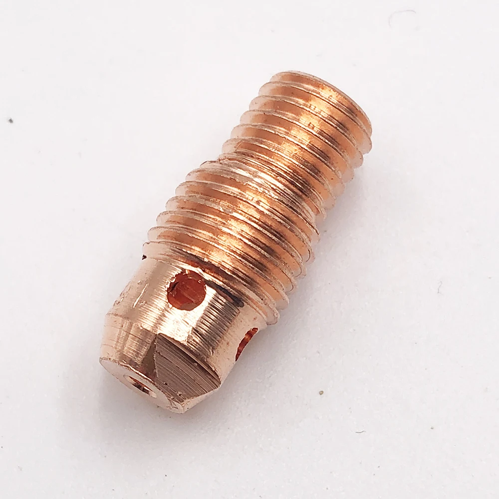 Coletor e corpo de coletor de 50 peças, (1.0/1.6 / 2.0 / 2.4/3.2mm) para lanterna de soldagem de argônio refrigerada a ar