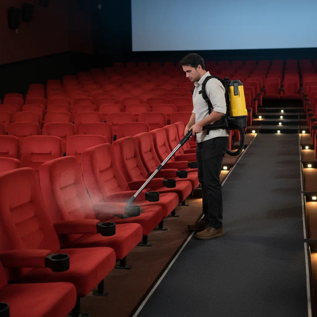 Industrial Strength Backpack Vacuum Cleaner 5L Dust Tank Cordless Shoulder Vacuum for Stair Cleaning Vacuum