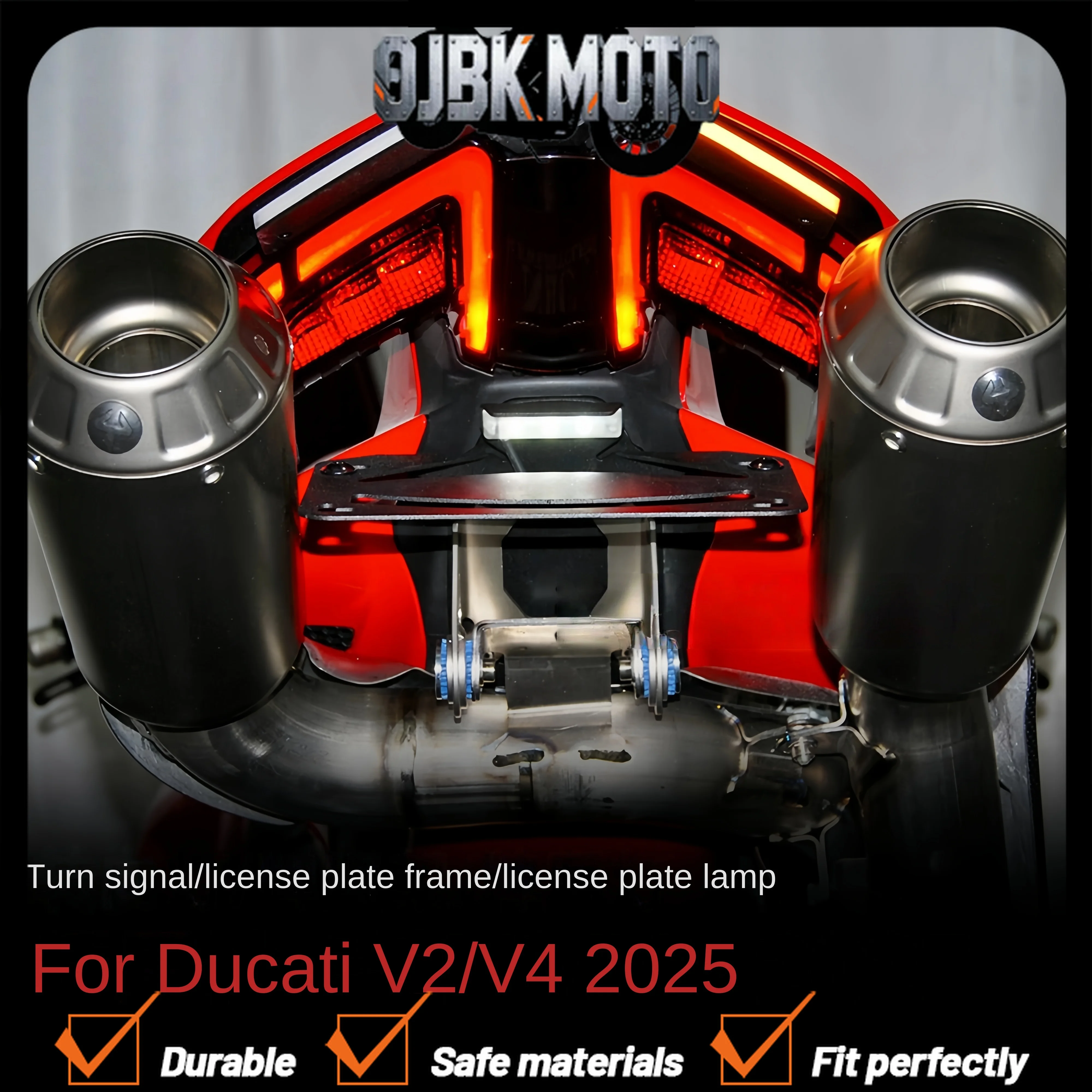 【Perfect fit】For Ducati Panigal V2 V4/S/Street Fighter V2 V4 modified license plate holder turn signal 2025 model