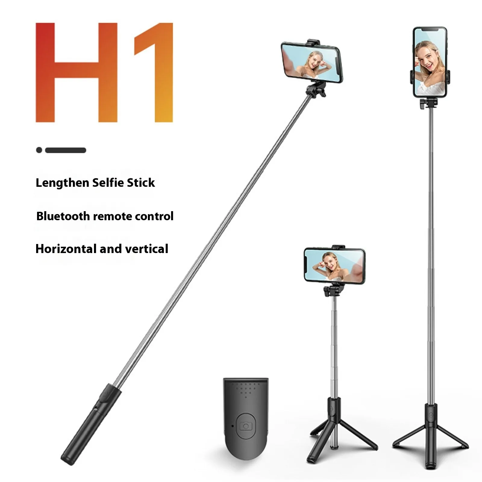 Selfie Stick Tripod Stable Tripod Stand With Detachable Remote Compatible With 15 Pro Max/15 /14/13 Photo Tent 24x24