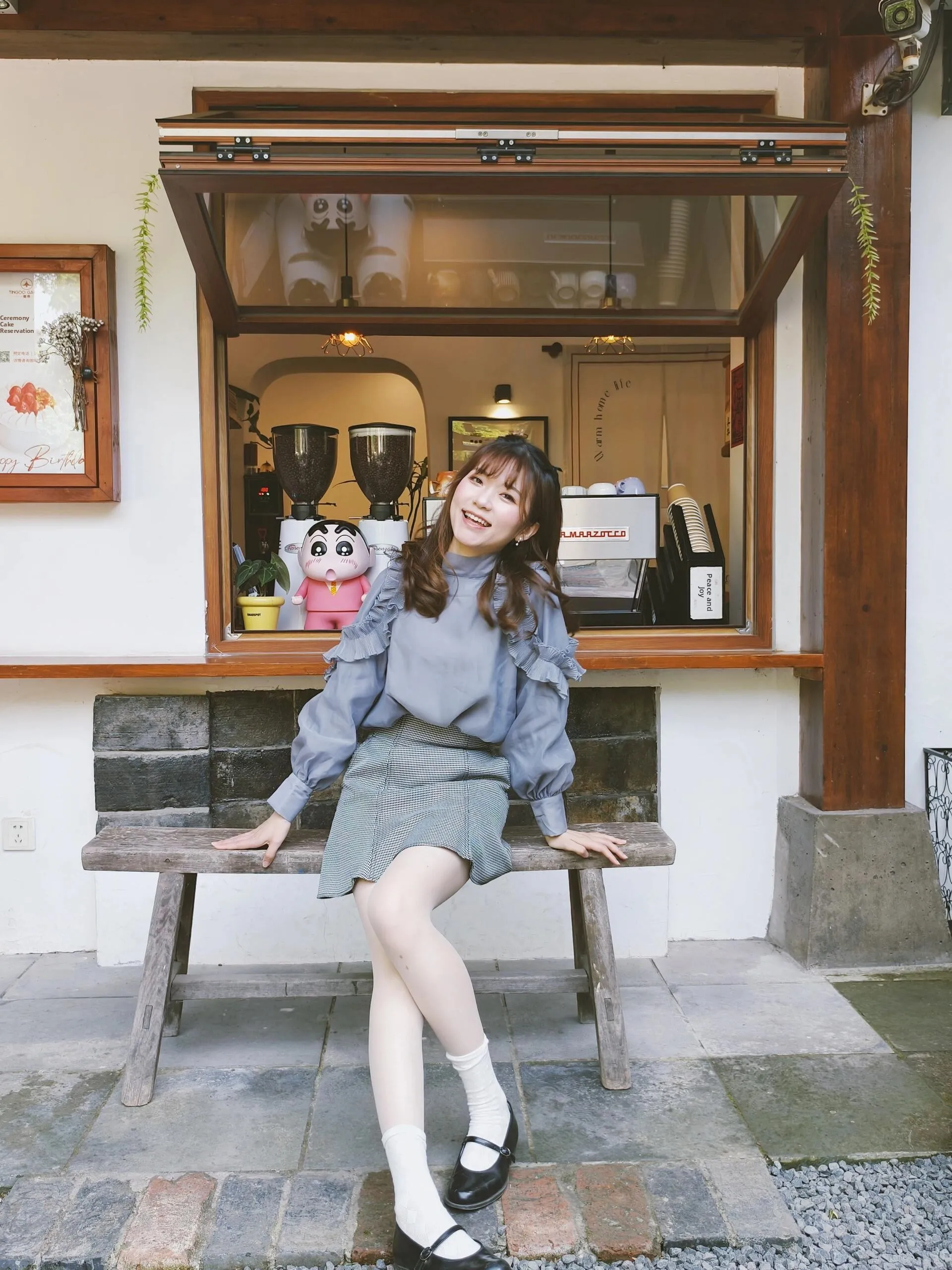 

Blue Stand Collar Ruffle Patchwork Casual Shirt Women's Spring Autumn New Style Small Size Versatile Blouse Korean Style Slim...