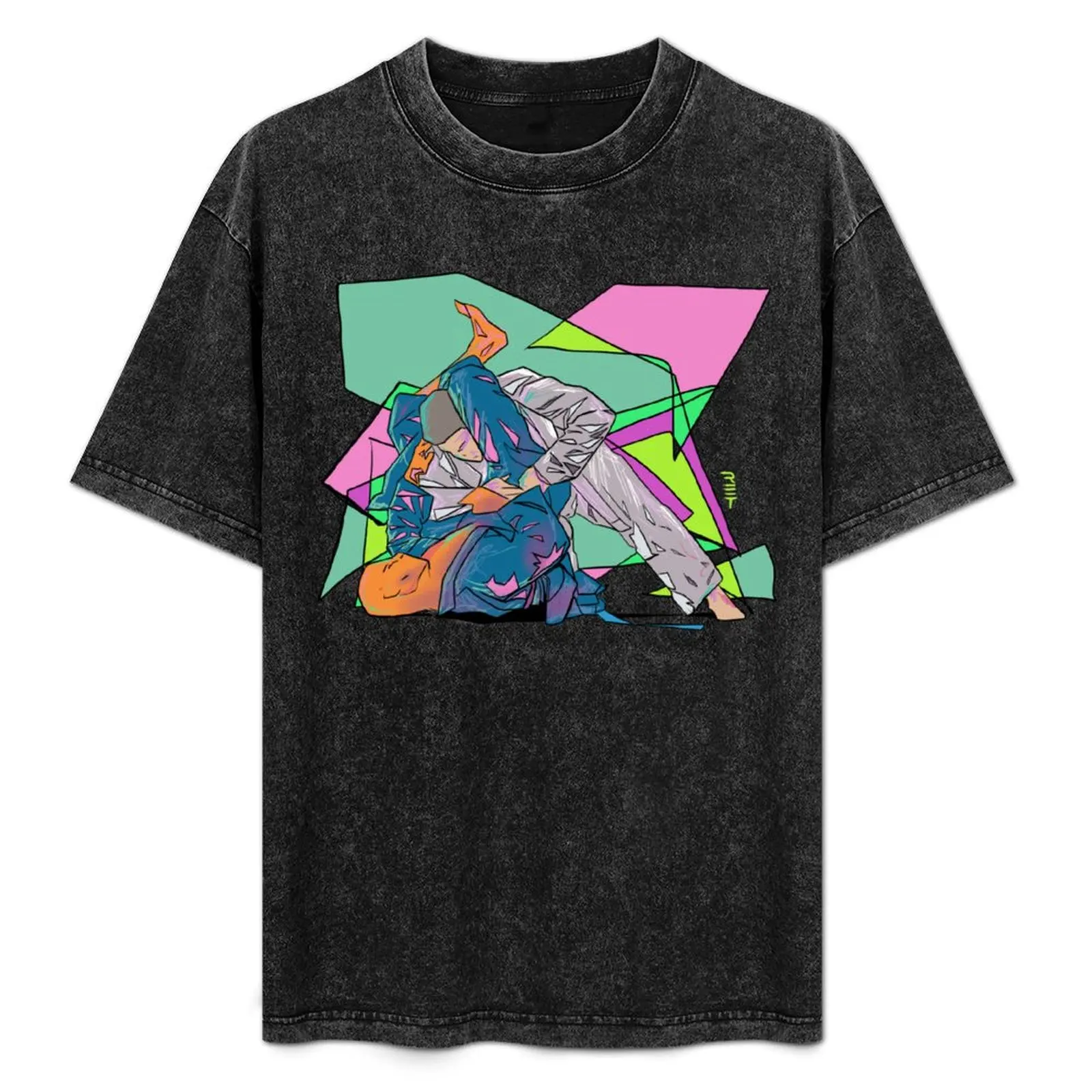 

Jiu jitsu T-Shirt Work Short Sleeve Cotton Top