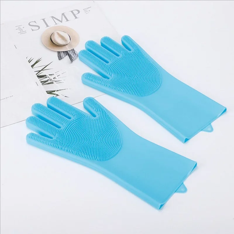 General Silicone pet bath Massage Gloves, Hair removal bath Brush, pet cleaning products for cats and dogs