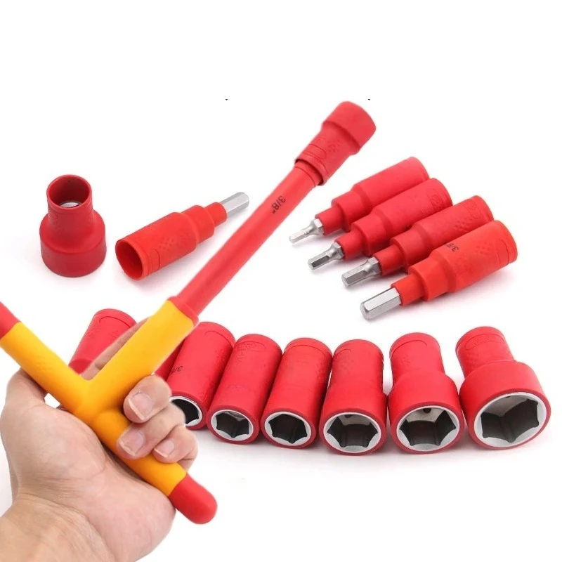 16-Piece set 10MM series insulating tool set insulating wrench sleeve 75885-8-23