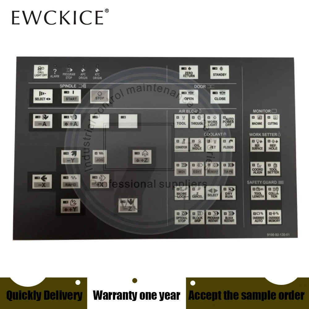 

NEW 9100-92-122-20 HMI 9100-92-130-01 PLC 9100-92-102-01 Membrane Switch keypad keyboard