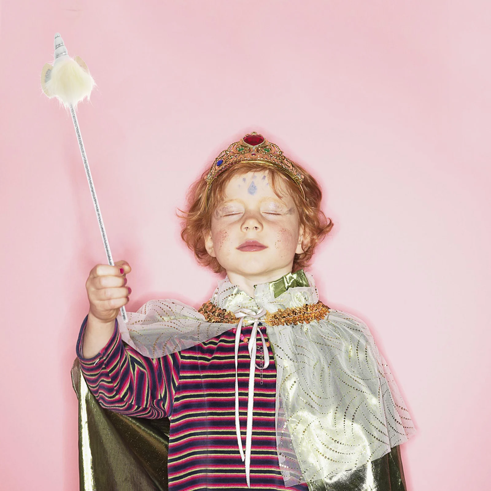 

2Pcs Fairy Unicorn Horn Safe Materials Lightweight Dress Up Birthday Stage Unicorn Horn Fairy Performance Girls Gifts