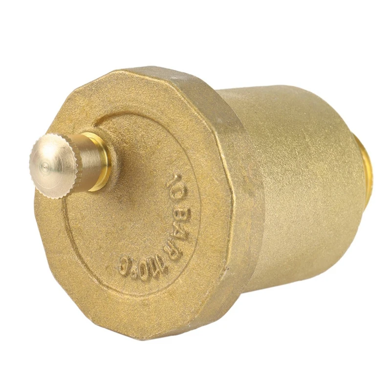 5X Brass Automatic Air Vent Valve 1/2 Inch Male Thread For Solar Water Heater Pressure Relief Valve Tools Air Vent Valve