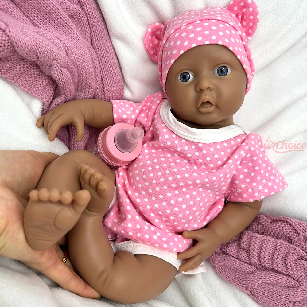 45 سم سمينة فتاة حية السيليكون تولد من جديد طفل اليدوي الناعمة مقاومة للماء دمية حديثة الولادة فيلم الدعاية لجمع الفنان هدية