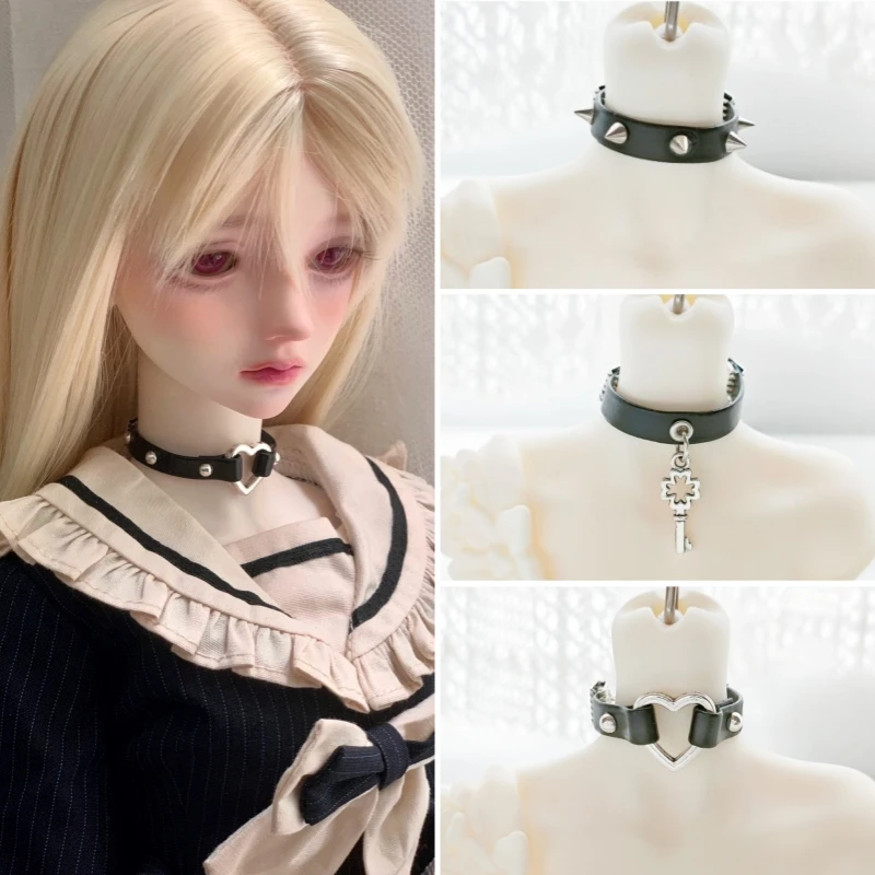 

Ожерелье для куклы 45/30 см для куклы 1/4 1/6 BJD, черный воротник, цепочка на шею, колье, аксессуары для кукол, платье для девочек, игрушки, подарок