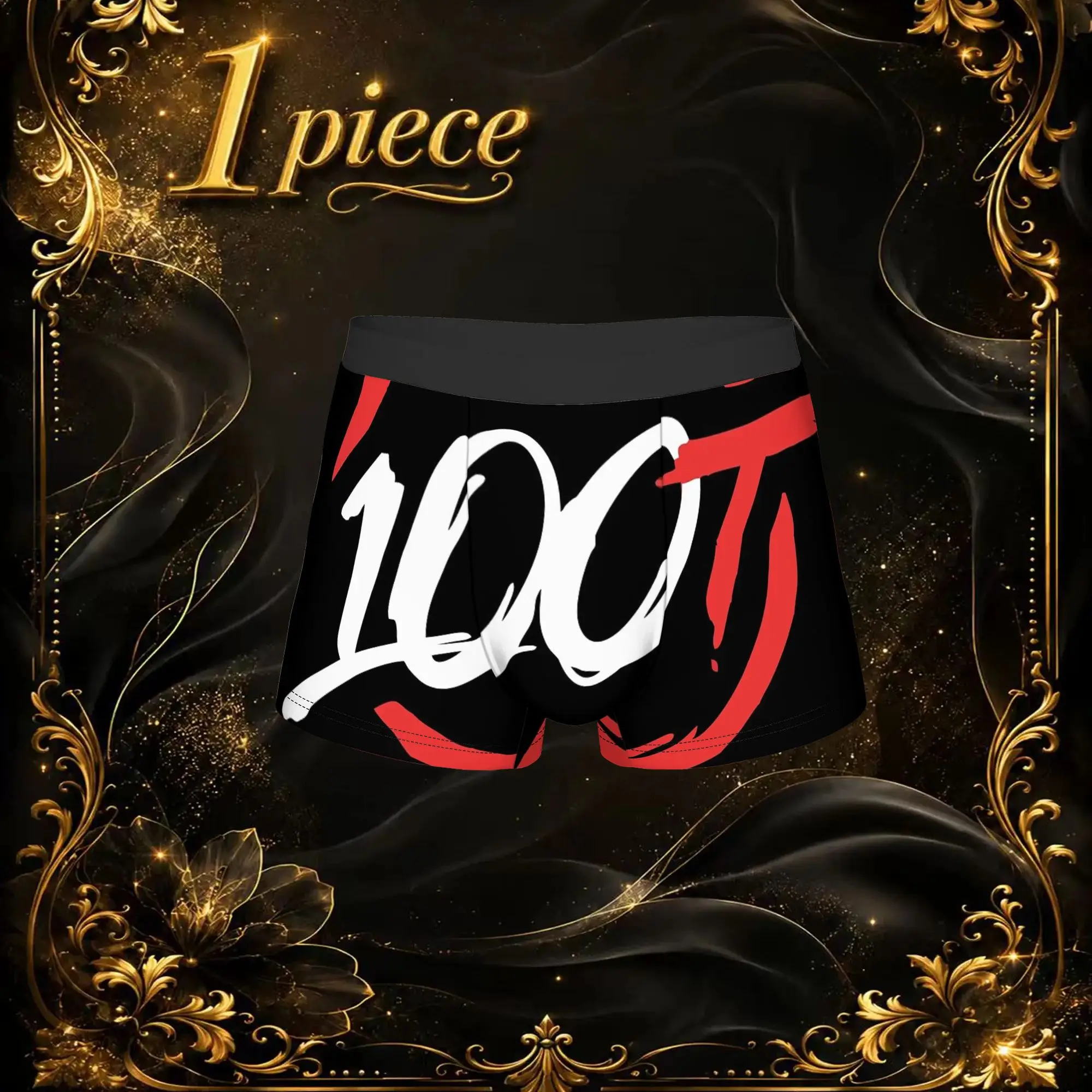 1pc Popular 100 Thieves boxers Counter Strike Novelty Panties Men's Underwear Print Shorts Boxer Briefs