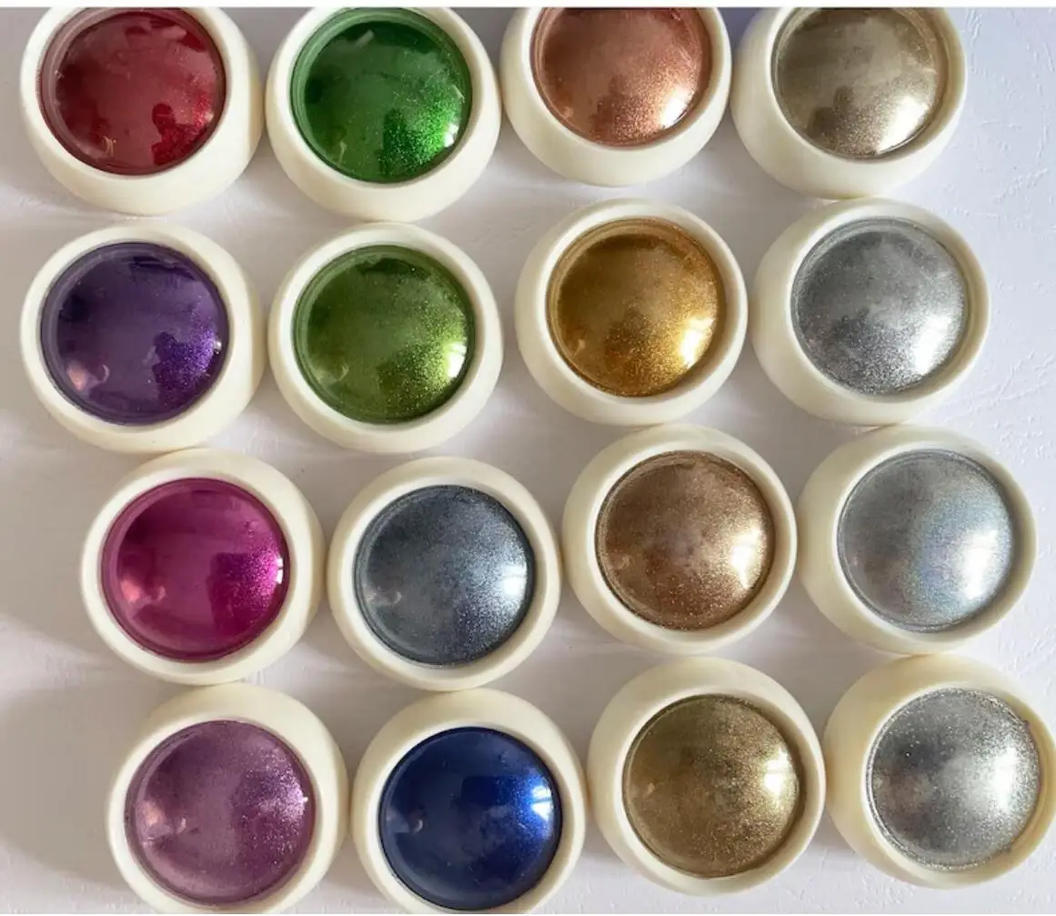 2 vasetti di Natale specchio metallico polvere per unghie cromata rosso verde luccichio per unghie sfregamento glitter pigmento Holo UV gel smalto per unghie polvere #