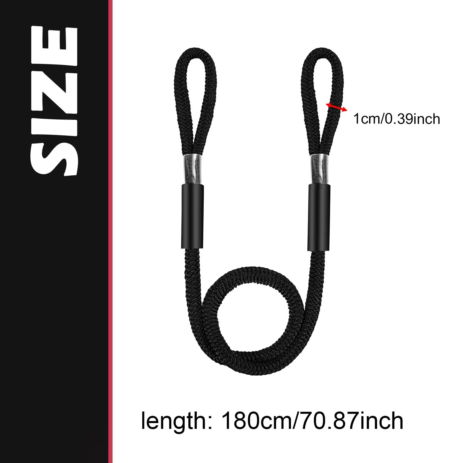 

Dock Line Nylon Rope Wear Resistant Quick Fastening for Yacht Pontoon Outdoor Docking Mooring