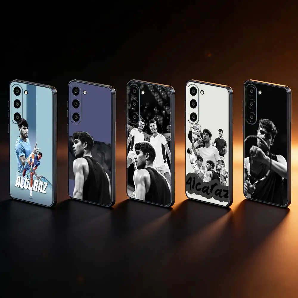 

Tennis Champion C-Carlos A-Alcaraz Phone Case For Samsung Galaxy A73,A72,A71,A70,A53,A52,A51,Others Soft Black Cover