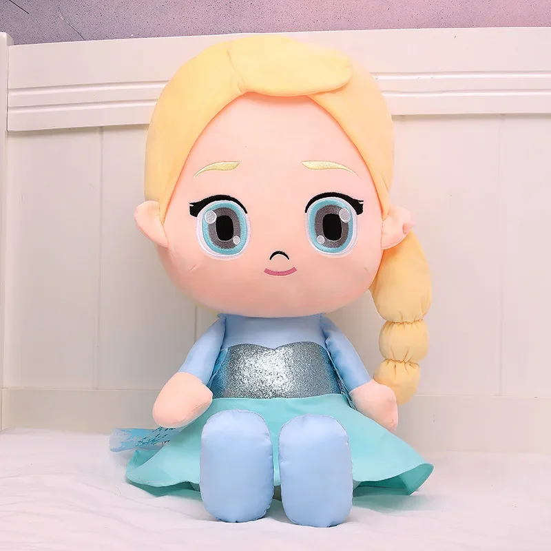 Disney Anime Cartoon Frozen Romance Princess Anna Plush Toy Kawaii Elsa Doll Girl Room Decoration Christmas Party Birthday Gifts view 5