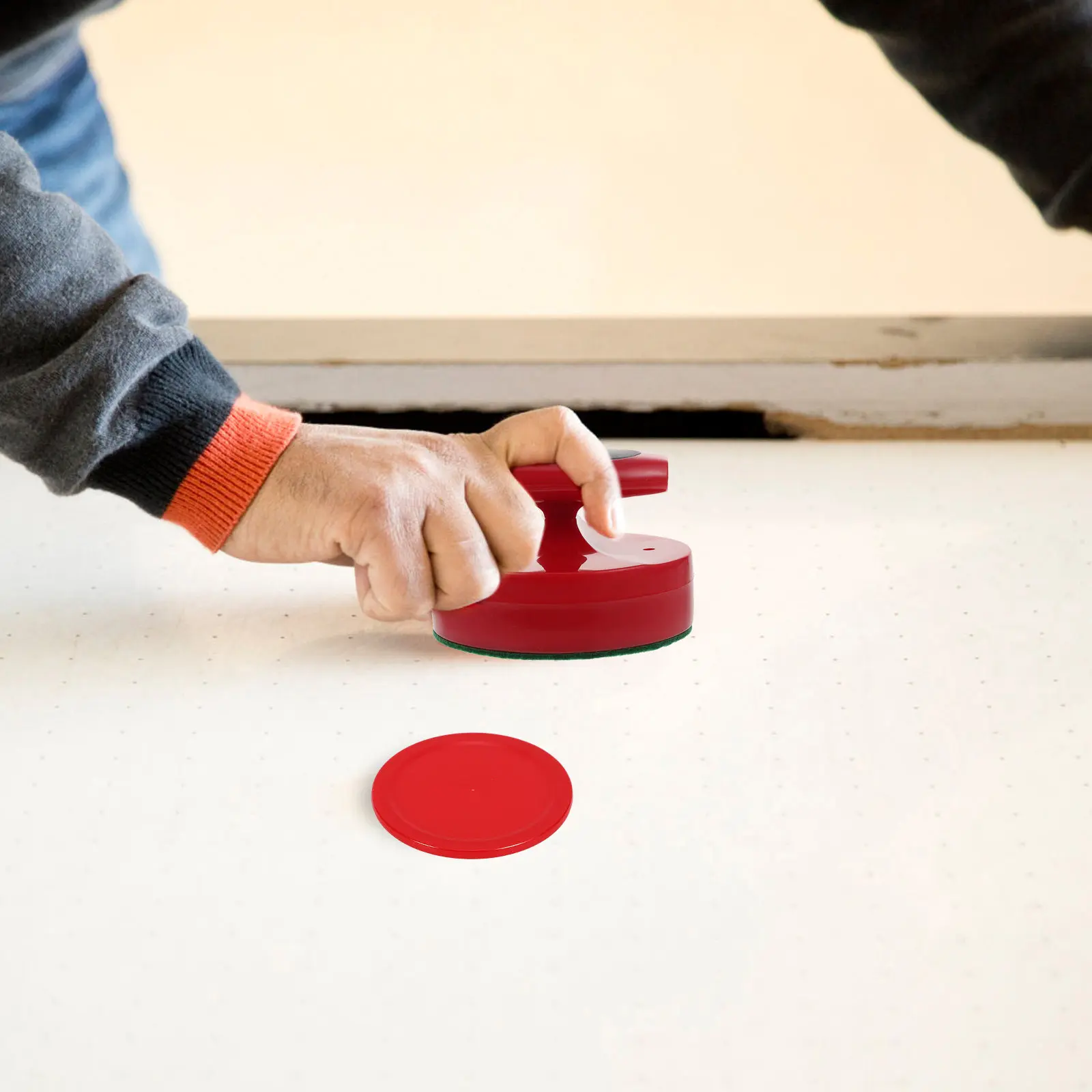 

1Set Hockey Table Accessories Ice Hockey Paddles and Pucks Kit Strong Plastic Replacement Parts for Game Room Party Night Fun