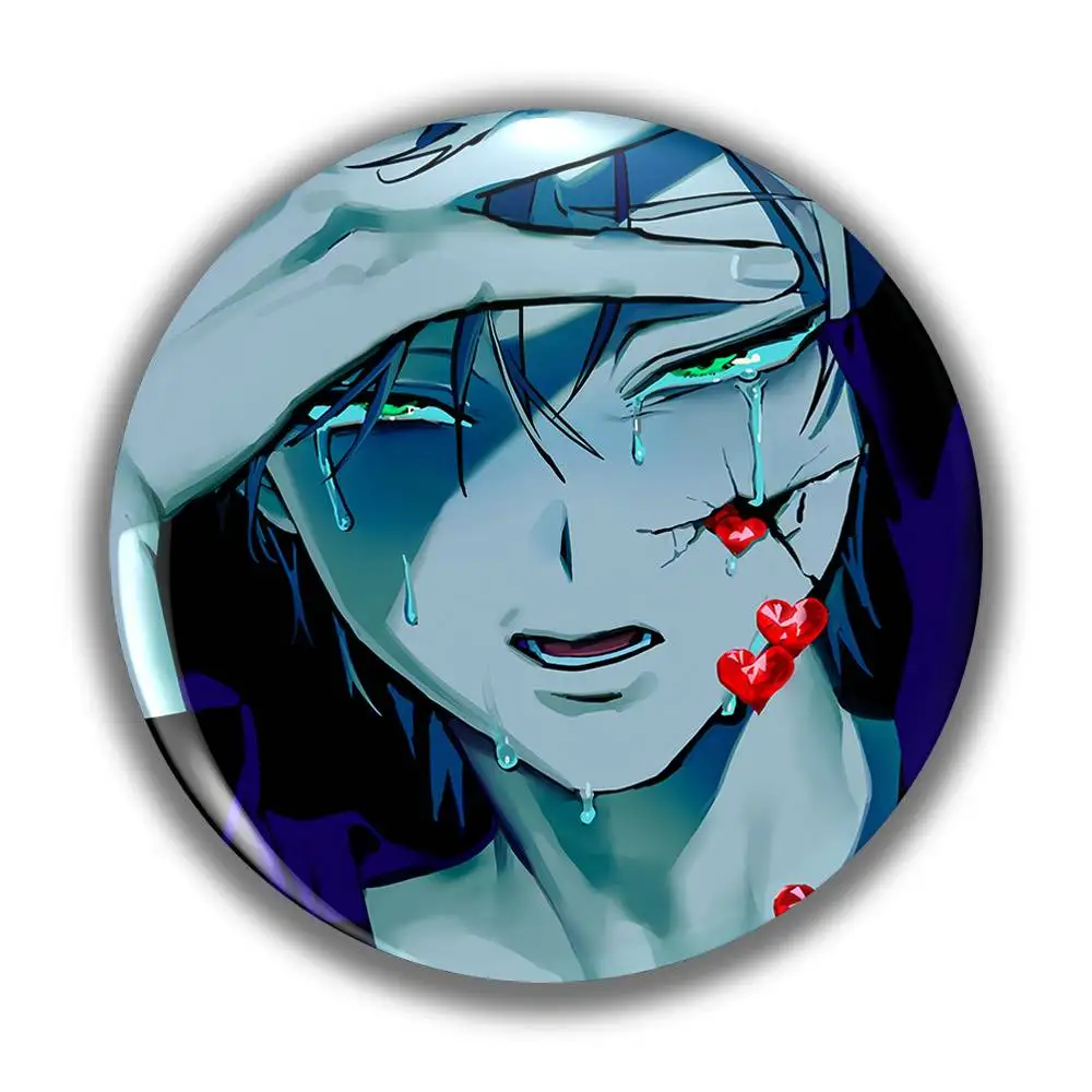 Latest Model Anime Cartoon Brooch A Stylish And Elegant Round Badge For Men Badges Button Round Creative Pin Brooch