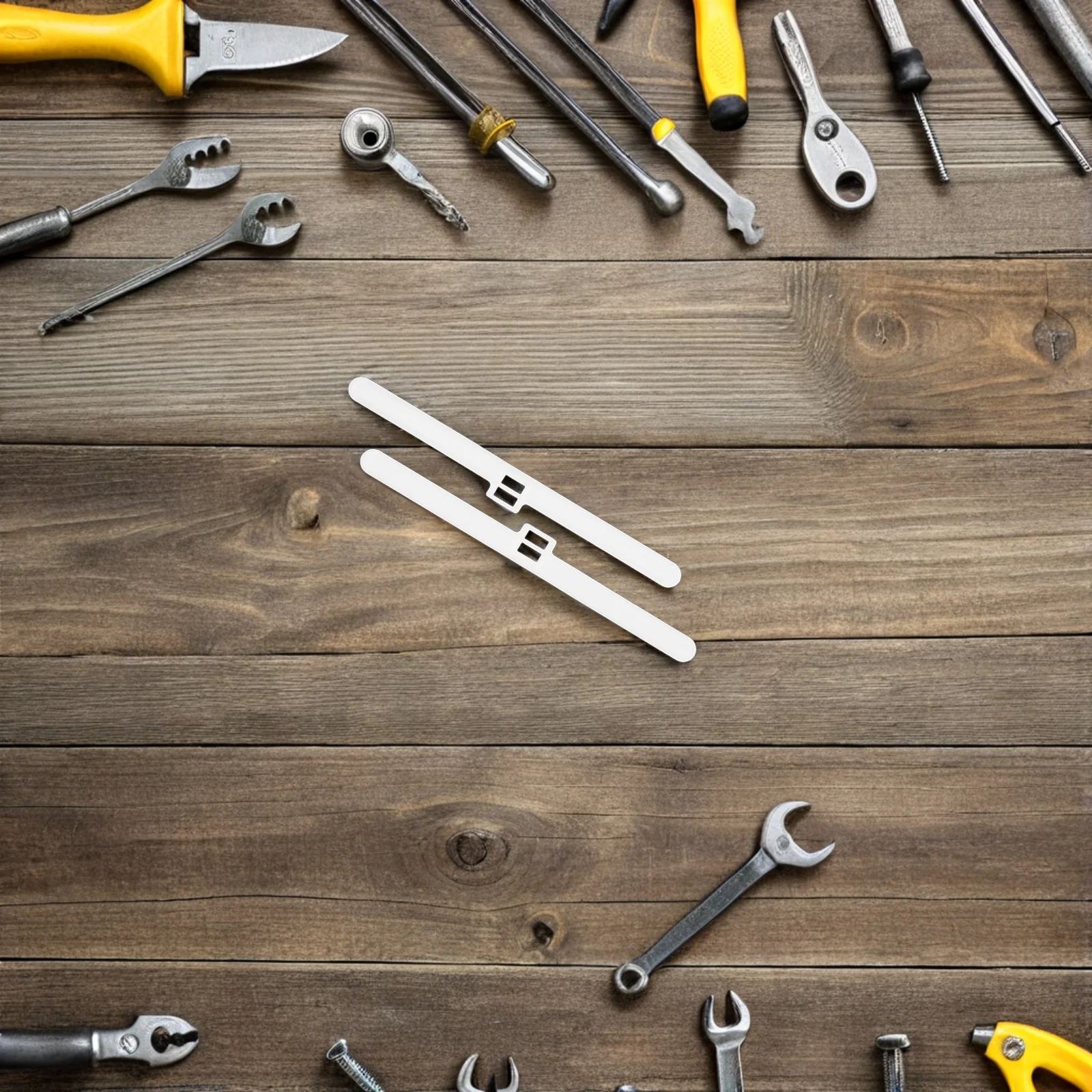 

20pcs Vertical Blind Slats Hangers Replacement Parts Double Hole Slat Holders Plastic Window Blind Repair Accessories