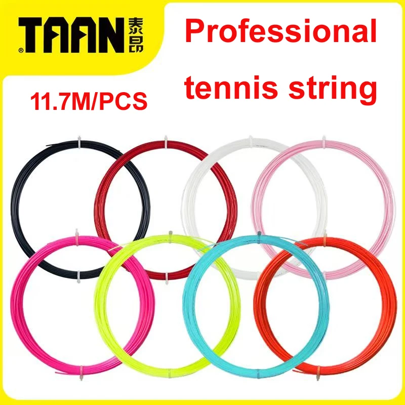 11.7m/pcs TAAN tennis string tt5600/tt8600s/tt5850/tt8700/tt8800 Polyester hard string high-elasticity/durability tennis string