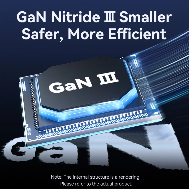 Зарядное устройство Vention сетевое с USB-портами и поддержкой быстрой зарядки, 65 Вт