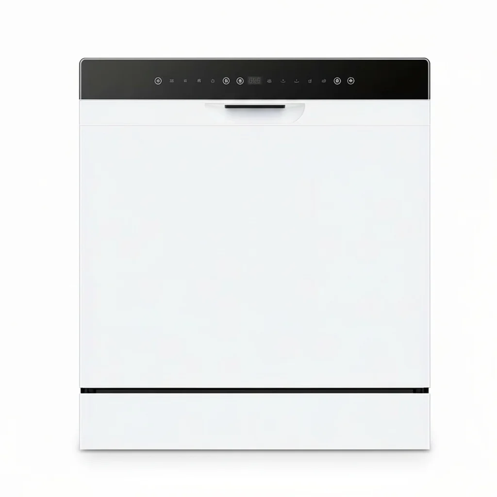8 Place Setting Dishwasher, Smart Tabletop Mini Dishwasher with Sterilization, Portable Countertop Kitchen Dishwasher