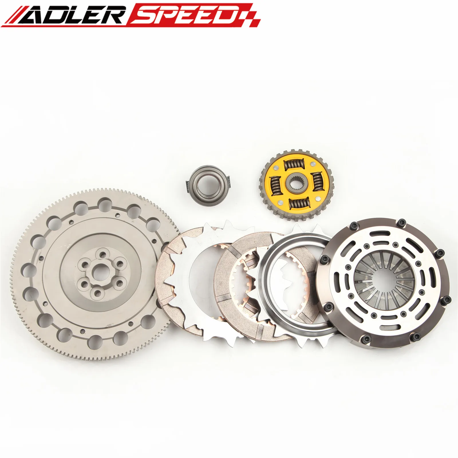 

ADLERSPEED RACE STREET CLUTCH TWIN DISC KIT FOR 2000-2006 AUDI TT QUATTRO 1.8T MEDIUM WT