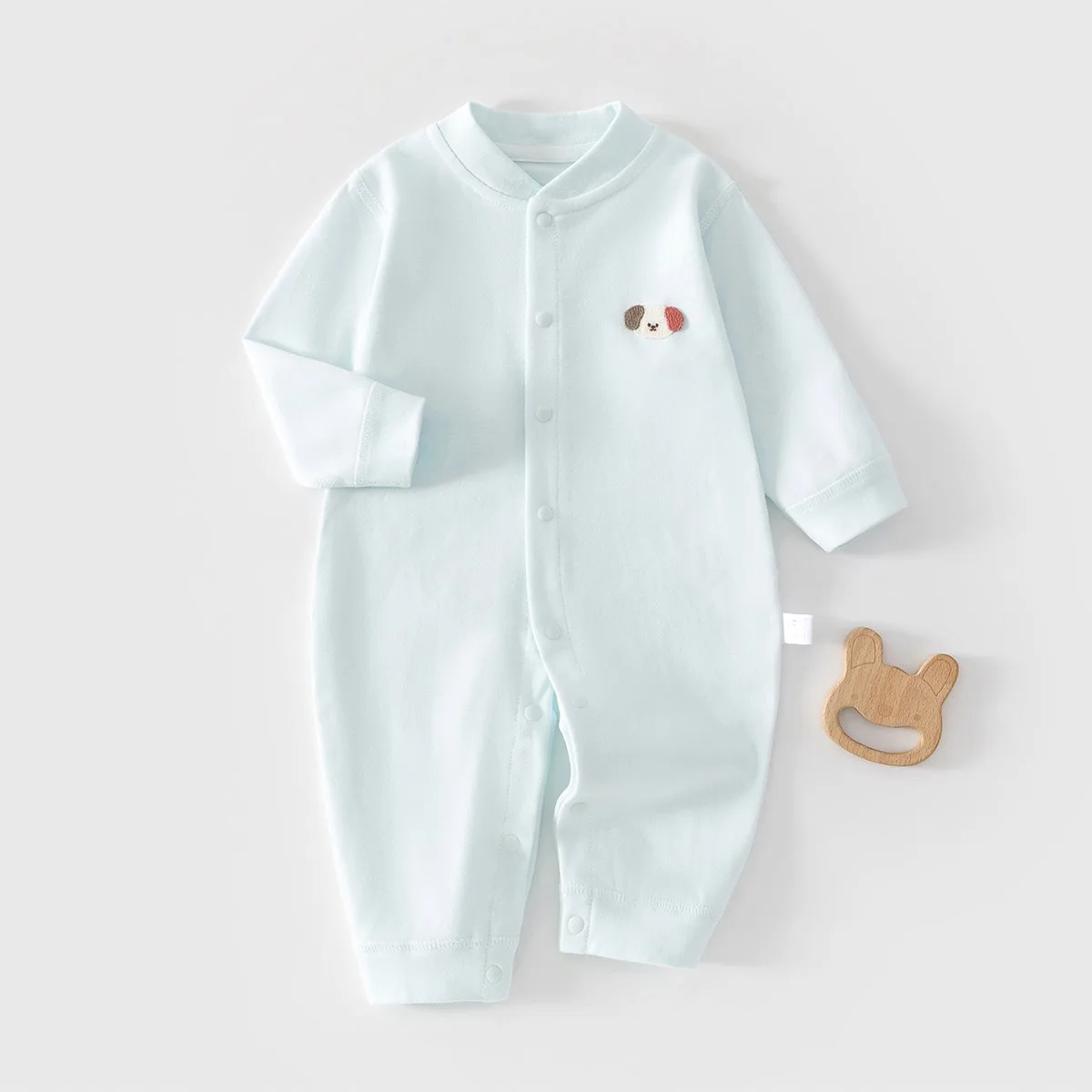 Infant Spring Fall Outdoor Jumpsuit 0-18M Baby Boy Girl Pure Cotton Breathable Soft Romper Newborns Snap Closure Casual Bodysuit