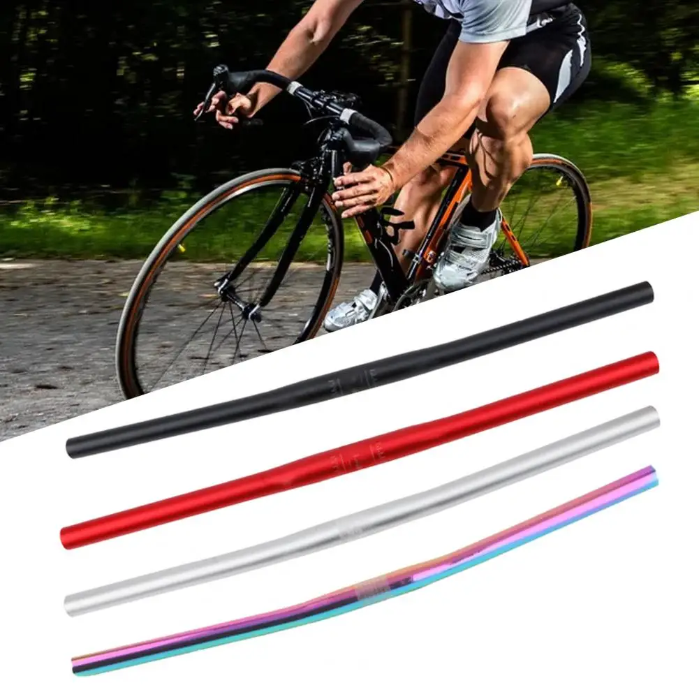 

Bicycle Handlebar Safe Anti-slip Aluminum Alloy Wear-Resistant Bicycle Riser Bar Handlebar for Outdoors