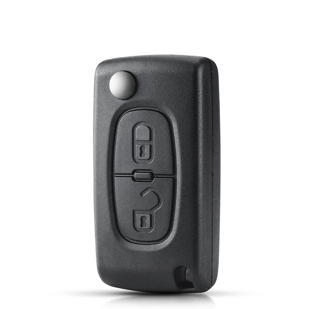 KEYYOU 2/3 Buttons Filp Car Remote Key 433MHz For CITROEN C1 C2 C3 C4 C5 Berlingo Picasso For Peugeot 207 307 407 ID46 CE0536