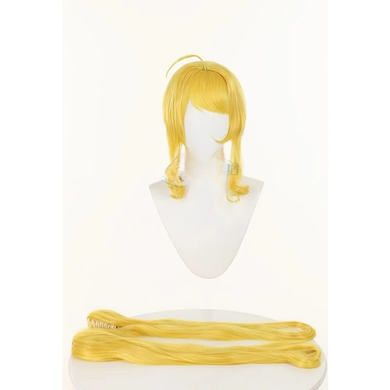 In stock Nanami Ruchia Wig cos Blonde Double Ponytail False Hair Mermaid Melody PichiPichiPitch Collections  Anime Mode