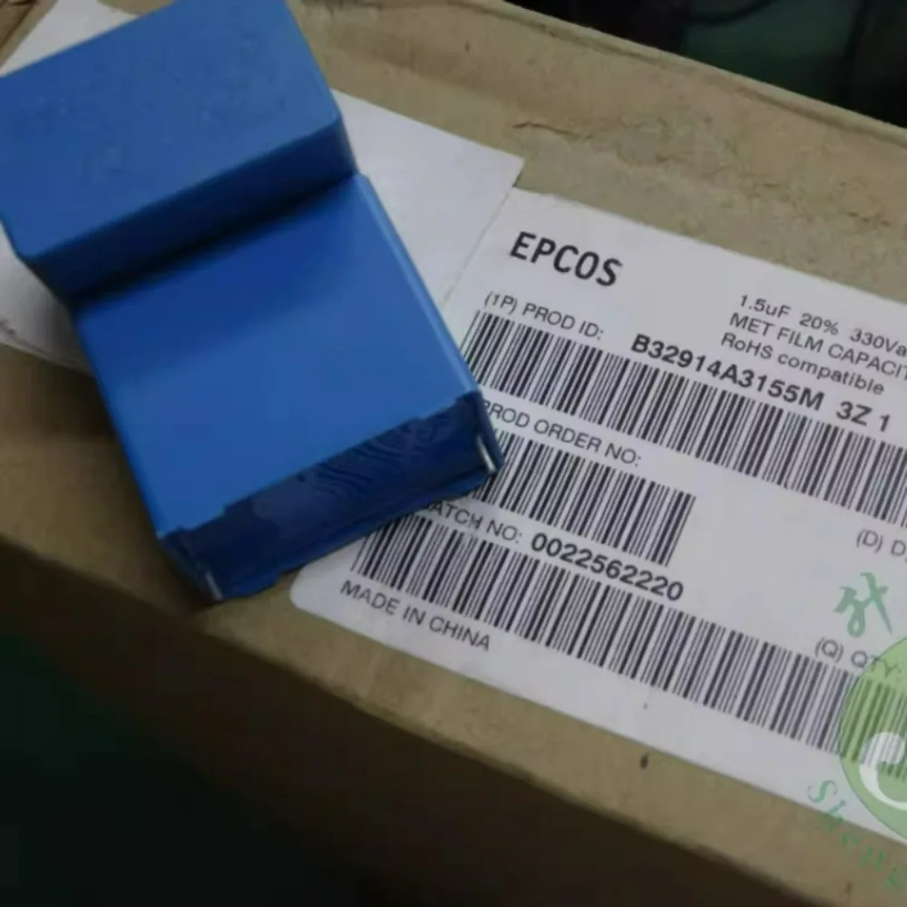 EPCOS 1.5uf/330vAC 1u5 155 X1 Brand new 28mm film capacitor B32914A3155M