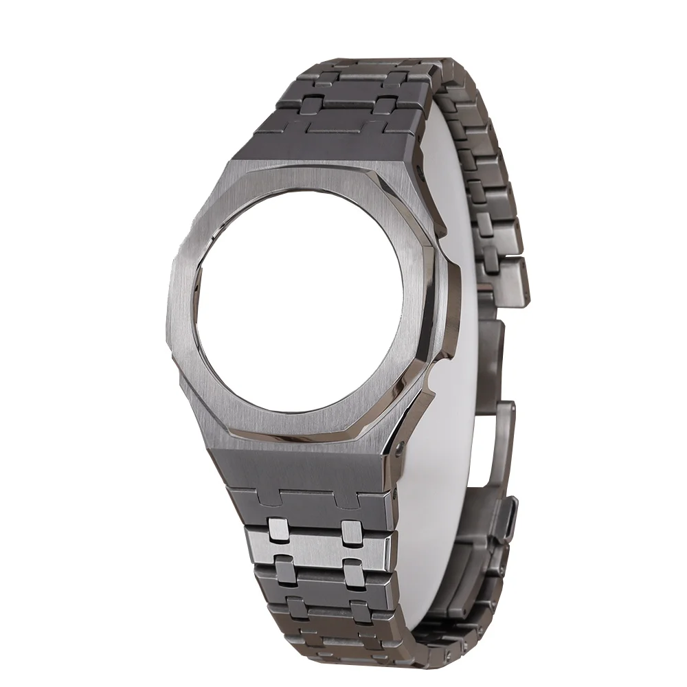 Gen4 Metal Case Bezel Frame Kit voor GA2100 Modificatie Horlogekast Roestvrij Stalen Band GA 2100/2110 Vervanging Kits Accessorie - afbeelding 2