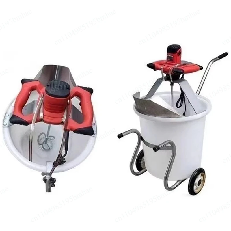 70L Mixing Drum 3000W Capable of Mixing Gypsum-Based Thick-Layer Self-Leveling Cement 6-Speed Adjustable Mixer(Customized)