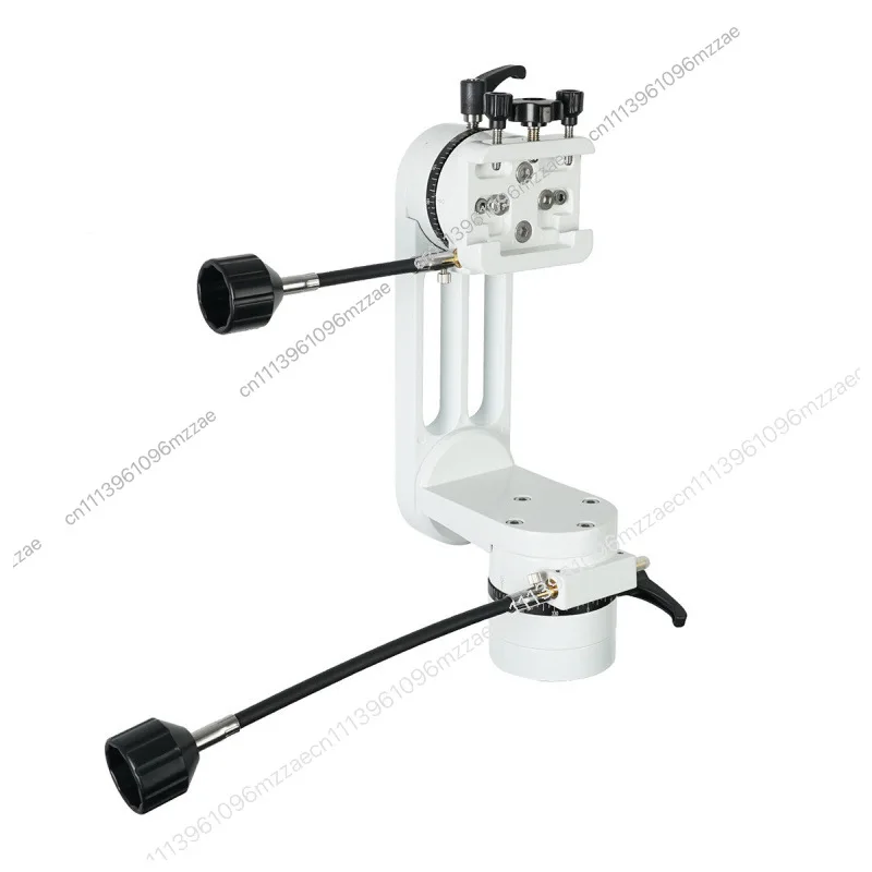 Astronomical Telescope Fretting Visual Latitude and Longitude Platform Bearing 10kg 360 Degree Dial Double Axis Worm Gear