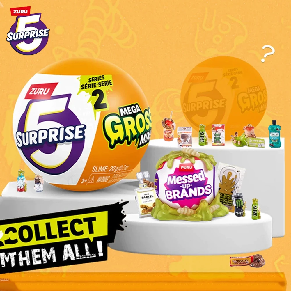 

Zuru Surprise Mystery оригинальные игрушки Zuru Mega, милые подарки, случайная глухая коробка, мини-брендовые игрушки, детские розыгрыши Mega Gross Series 2.