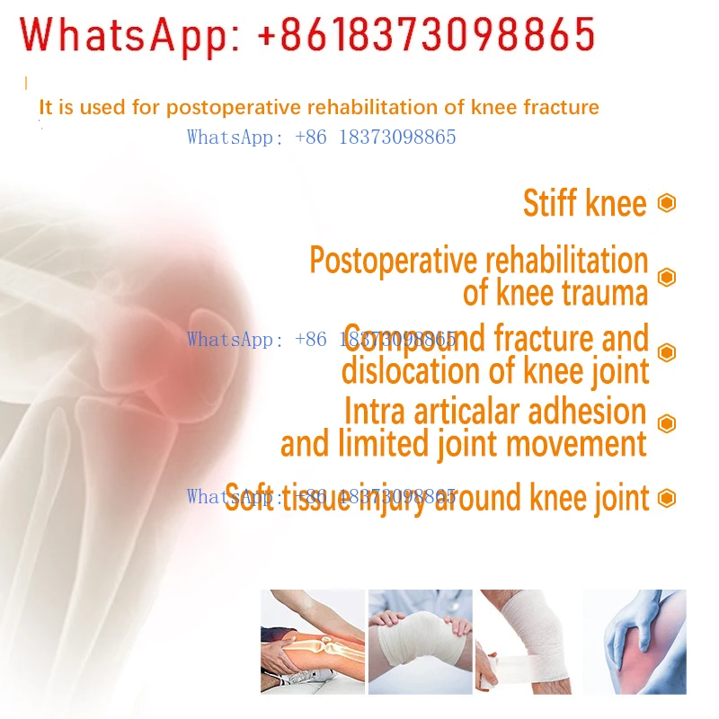 Portable Adjustable Lower Limb Knee Training Equipment Rehabilitation Fitness Machine Treatment of Leg Injuries and Fractures