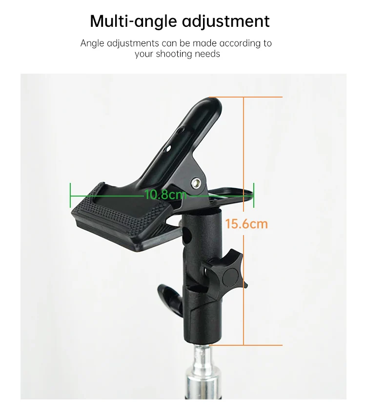 Fill Light Fixed Clamp Camera Live Streaming Background Board Bracket Strong Clamp Photography Reflector Plate Clamp