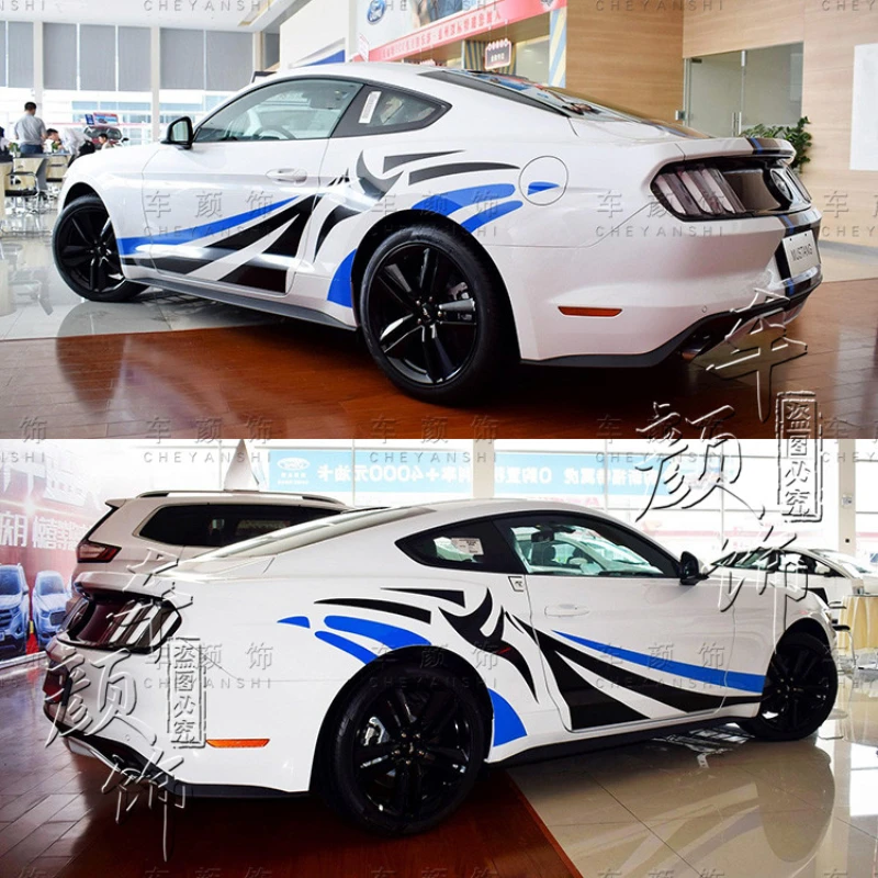 Car stickers FOR Ford Mustang body exterior decoration personalized custom sports fashion decal modification