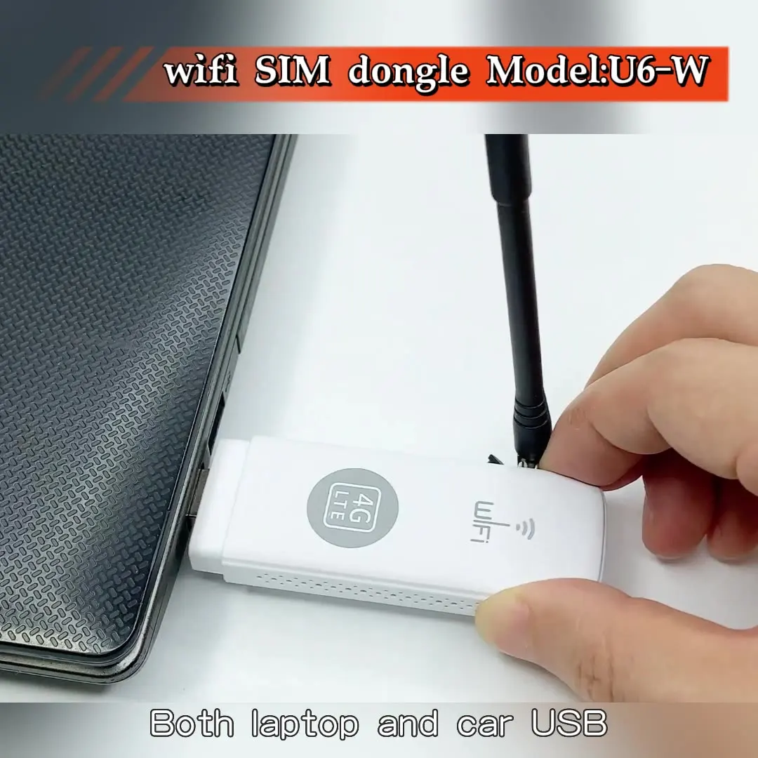 

4G wireless network card USB port SIM card Router Supports B28 band WIFI router with antenna