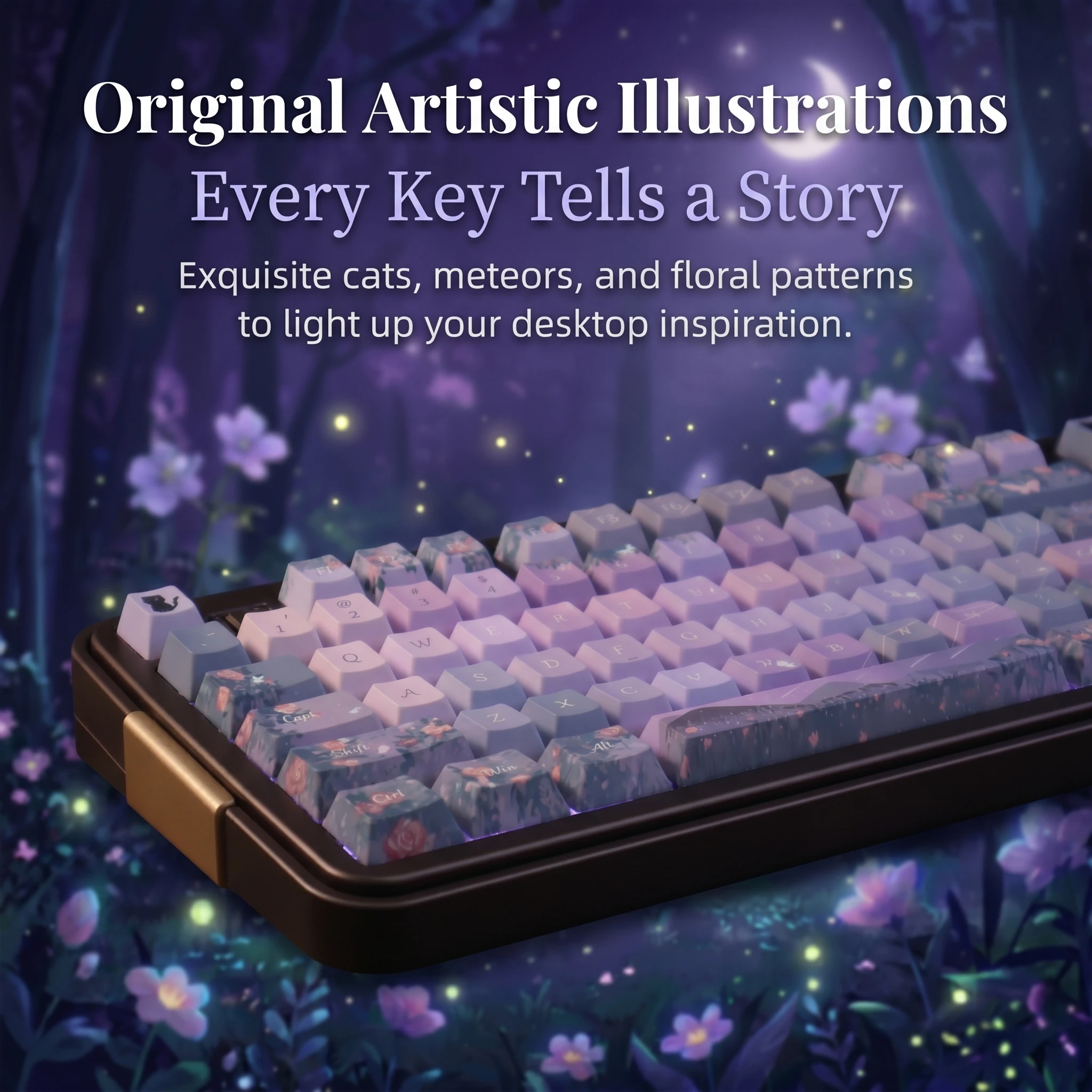 Kawaii Midsummer Dream Cherry Profile Keycaps (120 Keys)