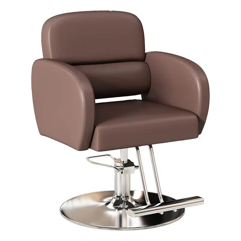 Salon Luxury Beauty Barber Chair Personalized Retro Gold Lifter Beauty Salon Chair Professional Cadeiras Salon Furniture