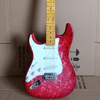 Electric Guitar with 24 Frets, HSH Pickup, Mahogany Body, Ebony Neck, High Quality, 6 String Guitar, Left Hand