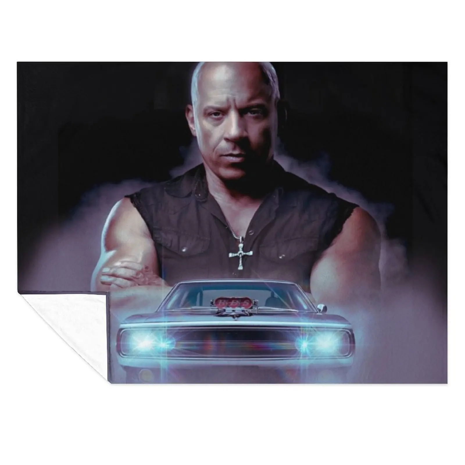 

Vin diesel Throw Blanket Luxury Brand Vintage anime Flannels Blankets
