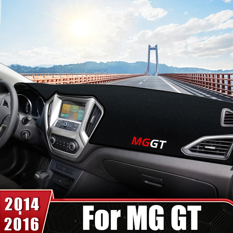 

Car Dashboard Cover Mat For MG GT 2014 2015 2016 Sun shade Dashmat Anti-UV Non-Slip Pad Protector Instrument Carpets Accessories