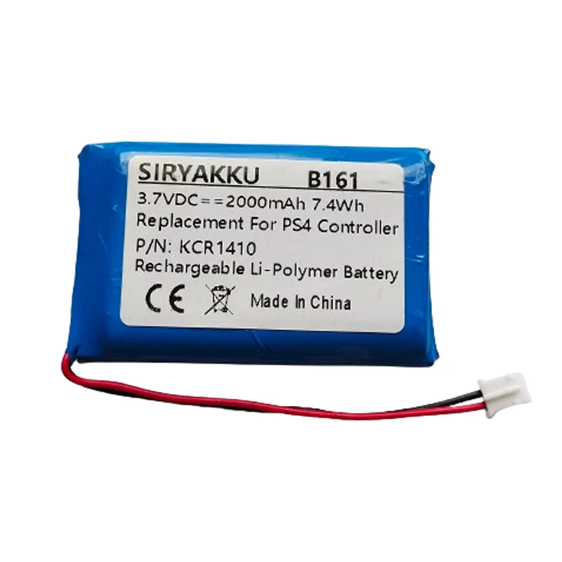 2000mAh KCR1410 Battery for Sony PS4 Playstation 4 Slim/Pro Dualshock CUH-ZCT1E CUH-ZCT1H CUH-ZCT1U Controller