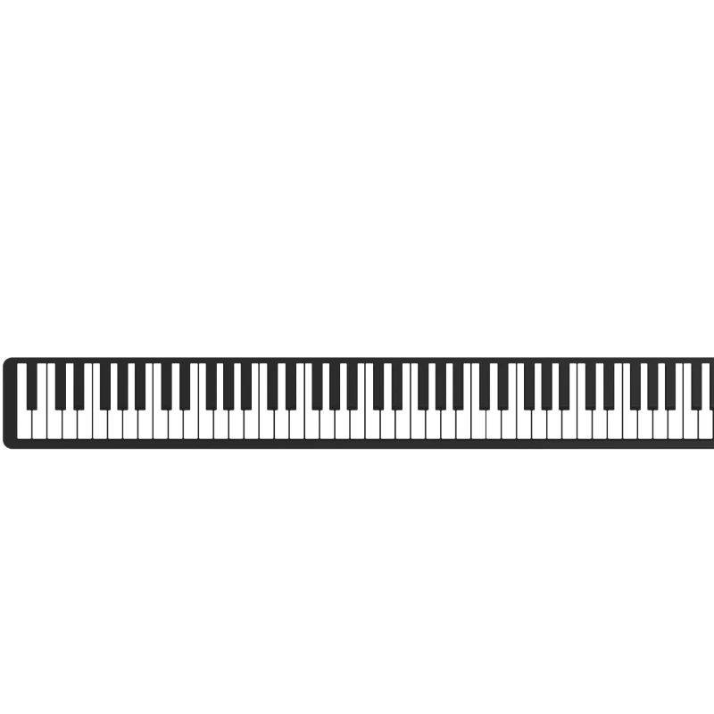 

Hand-rolled piano 88 keys, with external keyboard folding simulation adult practice portable electronic organ